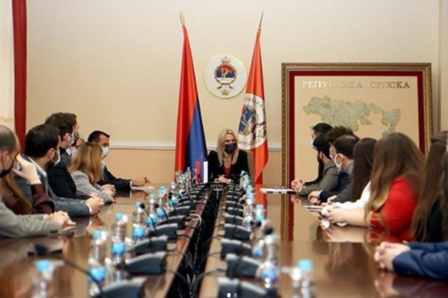 POVEZIVANJE MATICE I DIJASPORE OGROMAN POTENCIJAL Prijem za učesnike prvog Foruma mladih talenata iz matice i dijaspore