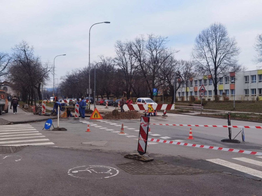 POČELI RADOVI Pješački prelaz u Boriku biće izdignut kao "platforma"