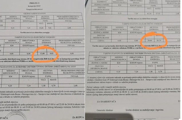 SLIJEDE LANČANA POSKUPLJENJA! PRIVREDNICI DOBILI NOVE UGOVORE: Cijena električne energije utrostručena