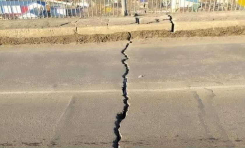 ZIMA POKAZALA ZUBE: Zbog ekstremno niskih temperatura napukao most