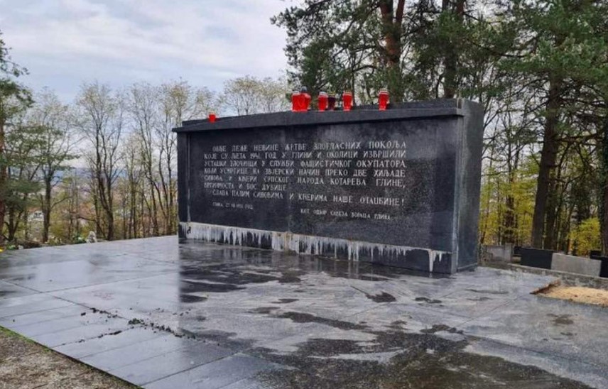 SVJEDOČANSTVO O ZLOČINU NAD 2.000 NEDUŽNIH SRBA Završena rekonstrukcija Spomen-kosturnice u Glini