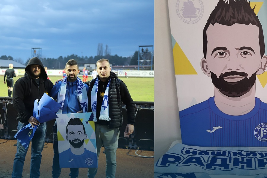 VELIBORA ĐURIĆA obradovali navijači Radnika!