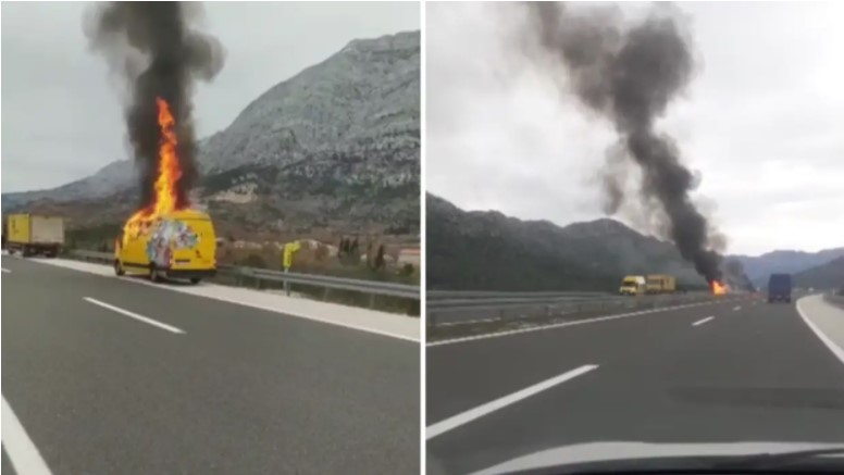 BUKNUO POŽAR NA KOMBIJU Potrošili tri aparata za gašenje vatre, nije mu bilo pomoći!