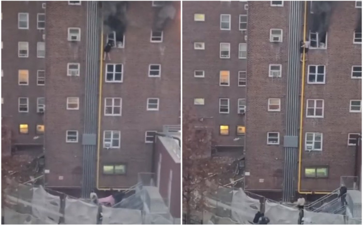 POTRESAN PRIZOR NA MENHETNU: DVOJE TINEJDŽERA niz oluk bježali od vatre, ima stradalih (VIDEO)