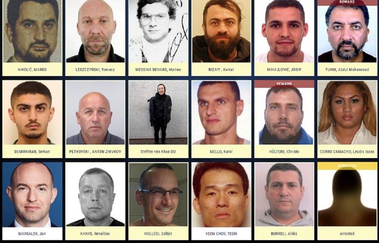 EUROPOL OBJAVIO LISTU NAJTRAŽENIJIH BJEGUNACA: Među njima su tri Hrvata! (FOTO)