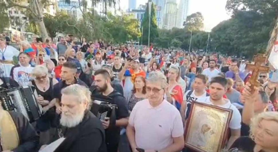 MOLEBAN NAJBOLJEM SRPSKOM TENISERU Novak se obratio okupljenima i poslao emotivnu poruku