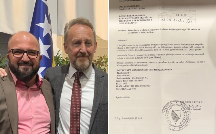 EKSKLUZIVNE FOTOGRAFIJE: Izetbegović potrošio narodni novac u VIP salonu na bečkom aerodromu! (FOTO)