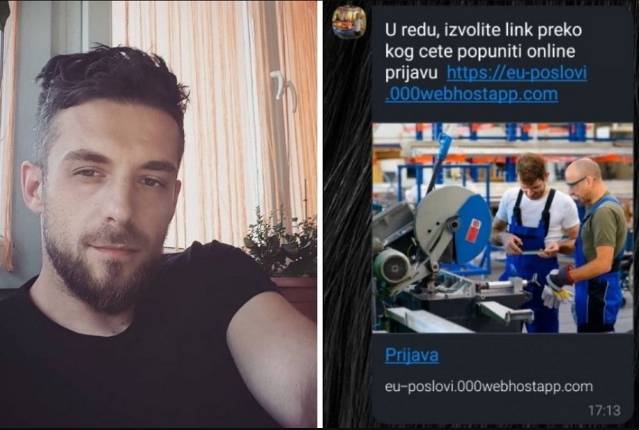 BUDITE OPREZNI! MLADIĆ TRAŽIO posao u Njemačkoj, pa ga prevarili! Ostao je i BEZ Instagram profila!