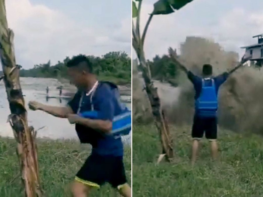 DA LI SU NORMALNI?! Cunami ide ka njima, ALI SELFI JE PREČI (VIDEO)
