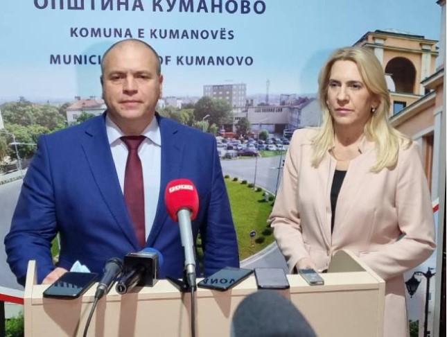 CILJ EKONOMSKA I PRIVREDNA SARADNJA Cvijanović u Kumanovu, zadovoljna što UVAŽAVAJU srpsku zajednicu (FOTO/VIDEO)