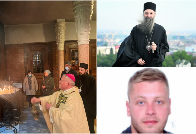USRED BEOGRADA MOLITVA ZA MATEJA! Srbi i Hrvati ujedinjeni, patrijarh Porfirije napravio veliki gest