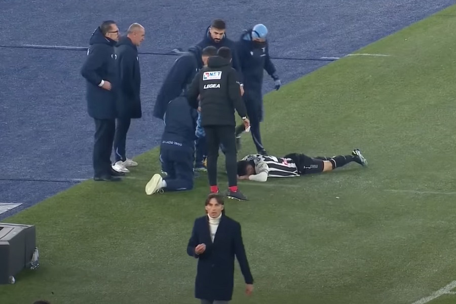 TEŽAK SUDAR Sarija i igrača Udinezea! (VIDEO)