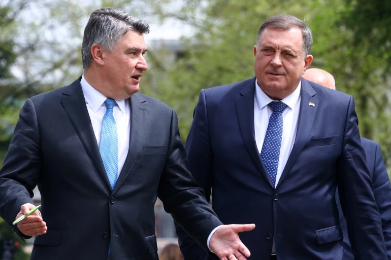 MILANOVIĆ STAO UZ DODIKA: Za mene je IZDAJNIK onaj ko iz Hrvatske bude glasao za SANKCIJE!