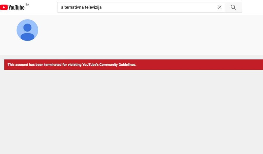 AMERIČKE SANKCIJE STIŽU NA NAPLATU! YouTube ugasio nalog banjalučkoj Alternativnoj TV