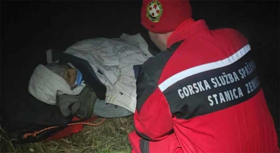 DRAMA NA LISCU KOD ZENICE: Spašen unesrećeni muškarac, prevezen u Hitnu