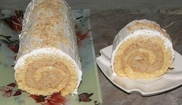 NAJUKUSNIJI KOLAČ DO SADA: Kokos rolat sa plazmom!