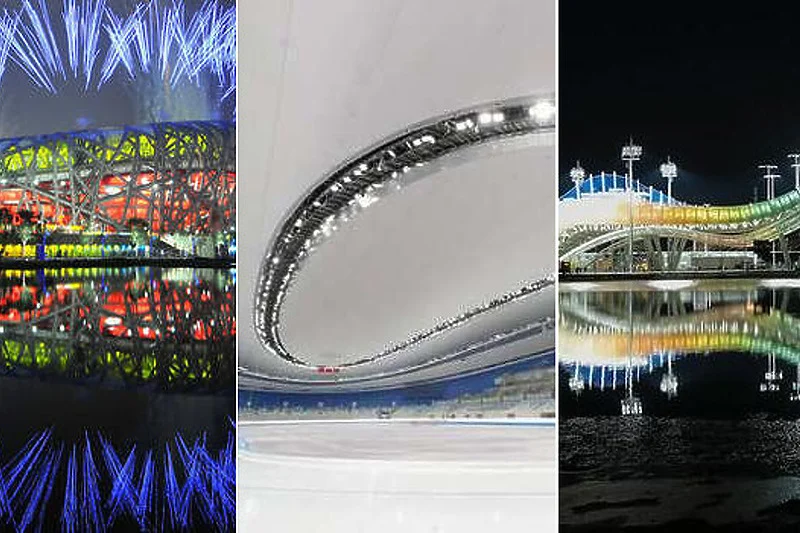 PREDSTAVLJAMO BORILIŠTA ZA ZIMSKE OLIMPIJSKE IGRE: Spektakularna zdanja u zoni Peking (FOTO/VIDEO)