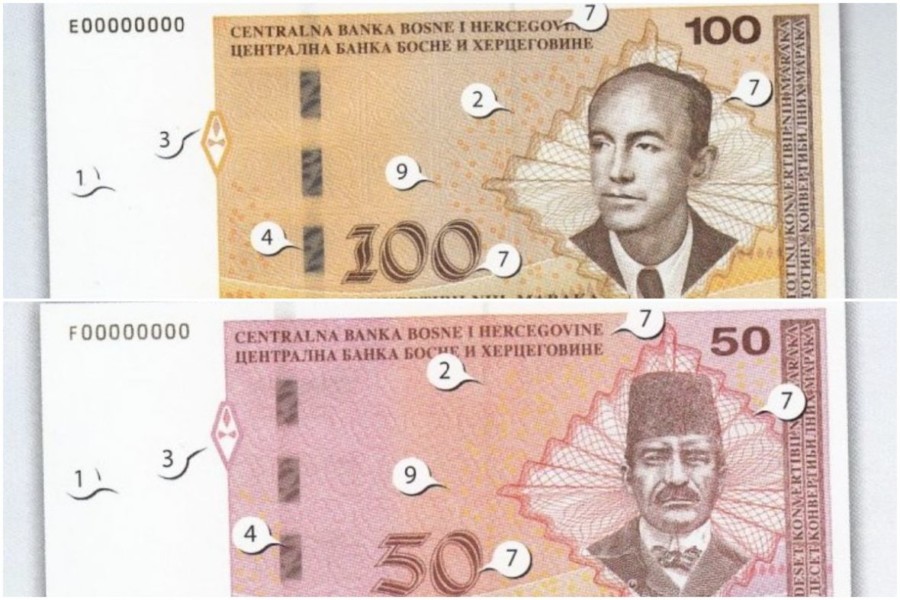 SVE VIŠE FALSIFIKATA U BiH Kako prepoznati lažni novac?
