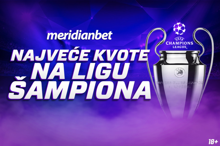 REKORD! Kladionica Meridian nudi najveće kvote za Ligu šampiona: ATL. MADRID 2.85, AJAX 2.00!