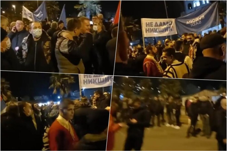 VELIKI PROTESTI U CRNOJ GORI! Bečić: Dođoh večeras BEZ FOTELJE, ali SLOBODNO! Podgoricom se ori "IZDAJA"