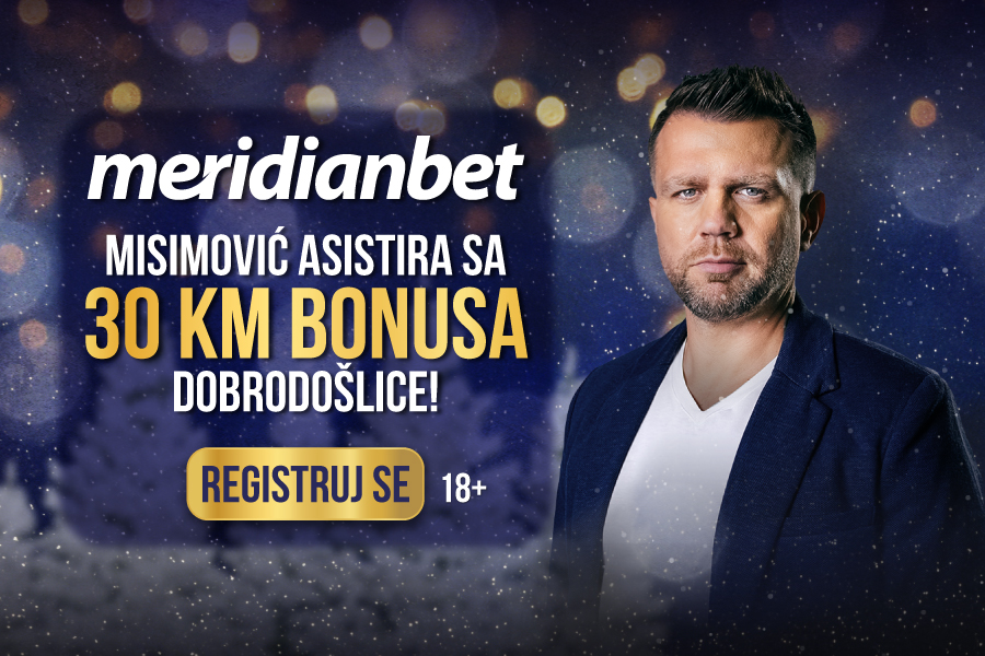 Kladionica Meridian daje bonus BEZ USLOVA! Registruj se i preuzmi POKLON OD 30KM!