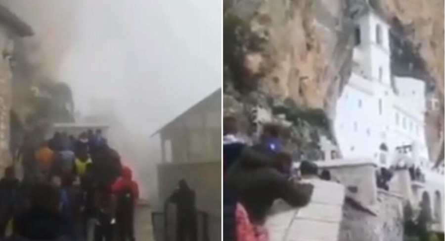 ČUDO POD OSTROGOM! Razvedrilo se u TRENU nakon poziva za pričešće (VIDEO)