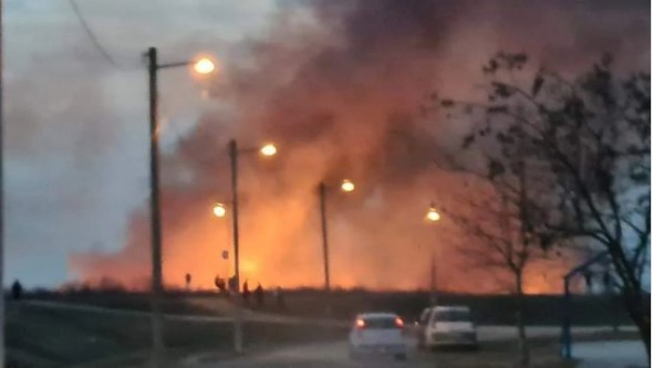 SERIJA POŽARA U VOJVODINI: Gori trska i nisko rastinje u Futogu (VIDEO)