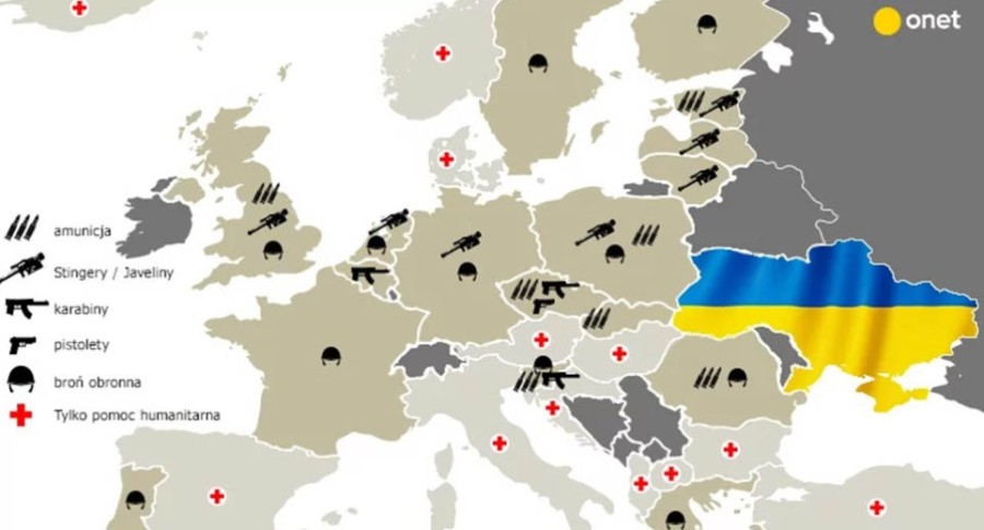 OBJAVLJENA MAPA: Evo koje države i na koji način pomažu Ukrajini!