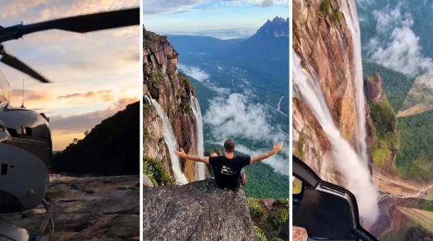 HRVATSKI AVANTURIST Kristijan Iličić podijelio svoje iskustvo na VRHU VODOPADA do kojeg se može doći samo helikopterom!