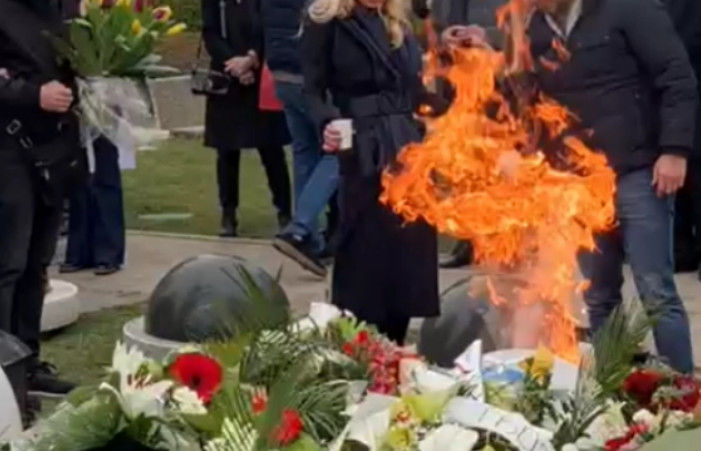ZAPALIO SE GROB ŠABANA ŠAULIĆA! (VIDEO)