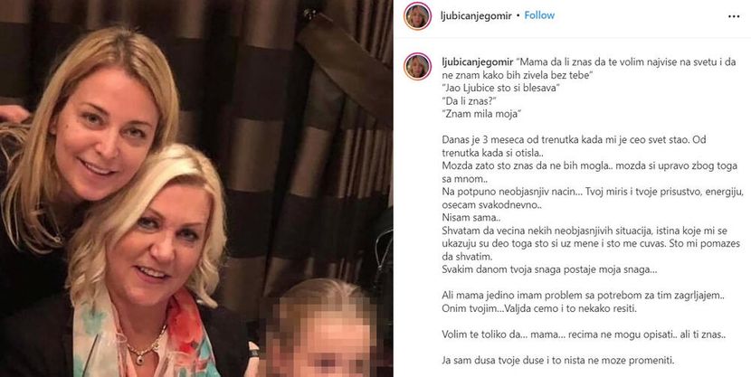 PROŠLO TRI MJESECA od smrti Merime Njegomir: Kćerka objavila poruku koja SLAMA SRCE