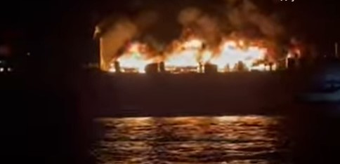 POŽAR NA TRAJEKTU IZMEĐU GRČKE I ALBANIJE: Evakuisano 288 osoba! (VIDEO)
