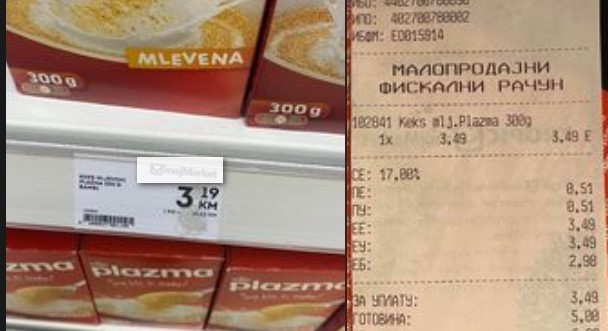 DOKLE VIŠE?! KUPCE ZAKIDA KAKO KO STIGNE: Na policama jedna, na računu druga cijena! Ovako treba da reagujete