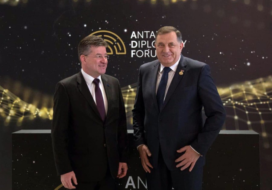 SASTANAK DODIK - LAJČAK Srpska ostaje neutralna po pitanju Ukrajine, žao nam je zbog stradanja