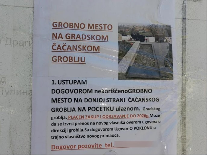 PROLAZNICI OSTALI U ČUDU ZBOG ONOGA ŠTO VIDE! Čovjek izdaje grobno mjesto! "Još sam živ, ne mogu više plaćati održavanje!"