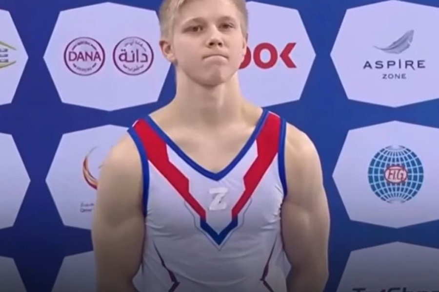 RUSKI GIMNASTIČAR PRED ISTRAGOM zbog "ratnog simbola" na grudima!