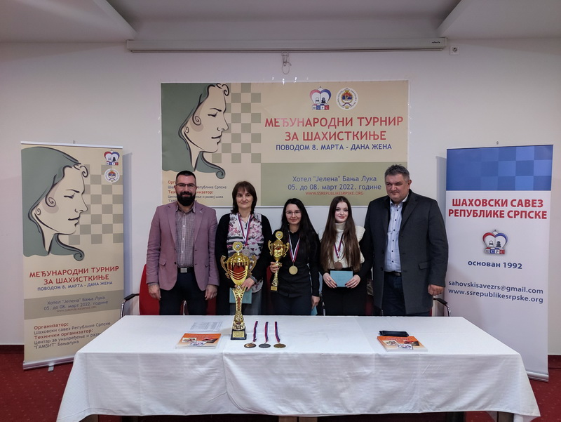 Rekordan broj dama "šahirao" u Banjaluci, Sara Jaćimović fišerovski do trofeja!