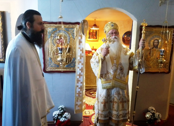 SMISAO POSTA JE U LJUDSKOM SPASENJU Mitropolit dabrobosanski Hrizostom služio liturgiju u Sokocu