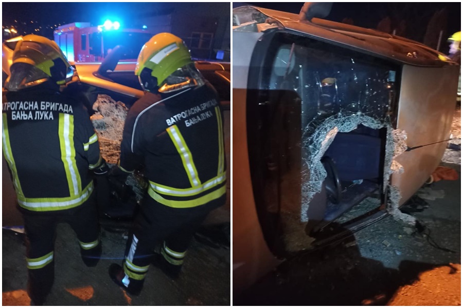 SAOBRAĆAJNA NEZGODA U Ramićima povrijeđen vozač