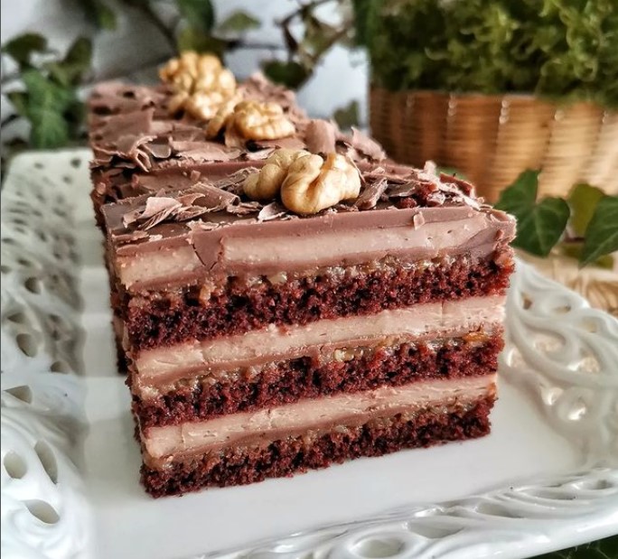 Posna čoko cimet torta