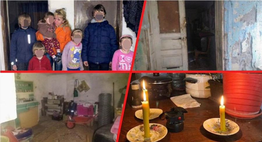 UDOVICA SA 7 DJECE ŽIVI TEŽAK ŽIVOT Struju nemaju već 14 godina, kupaju se iz lonca i žive na crtu