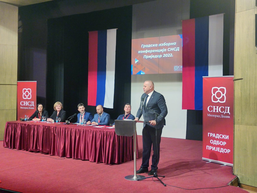 KABIĆ IZABRAN ZA PREDSJEDNIKA PRIJEDORSKOG SNSD-A Dodik Prijedorčane pohvalio da su među najboljima