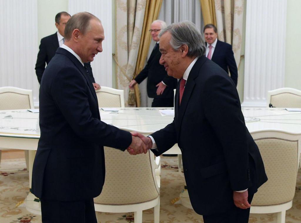ANTONIO GUTEREŠ: Sastanak sa Putinom "koristan" (VIDEO)