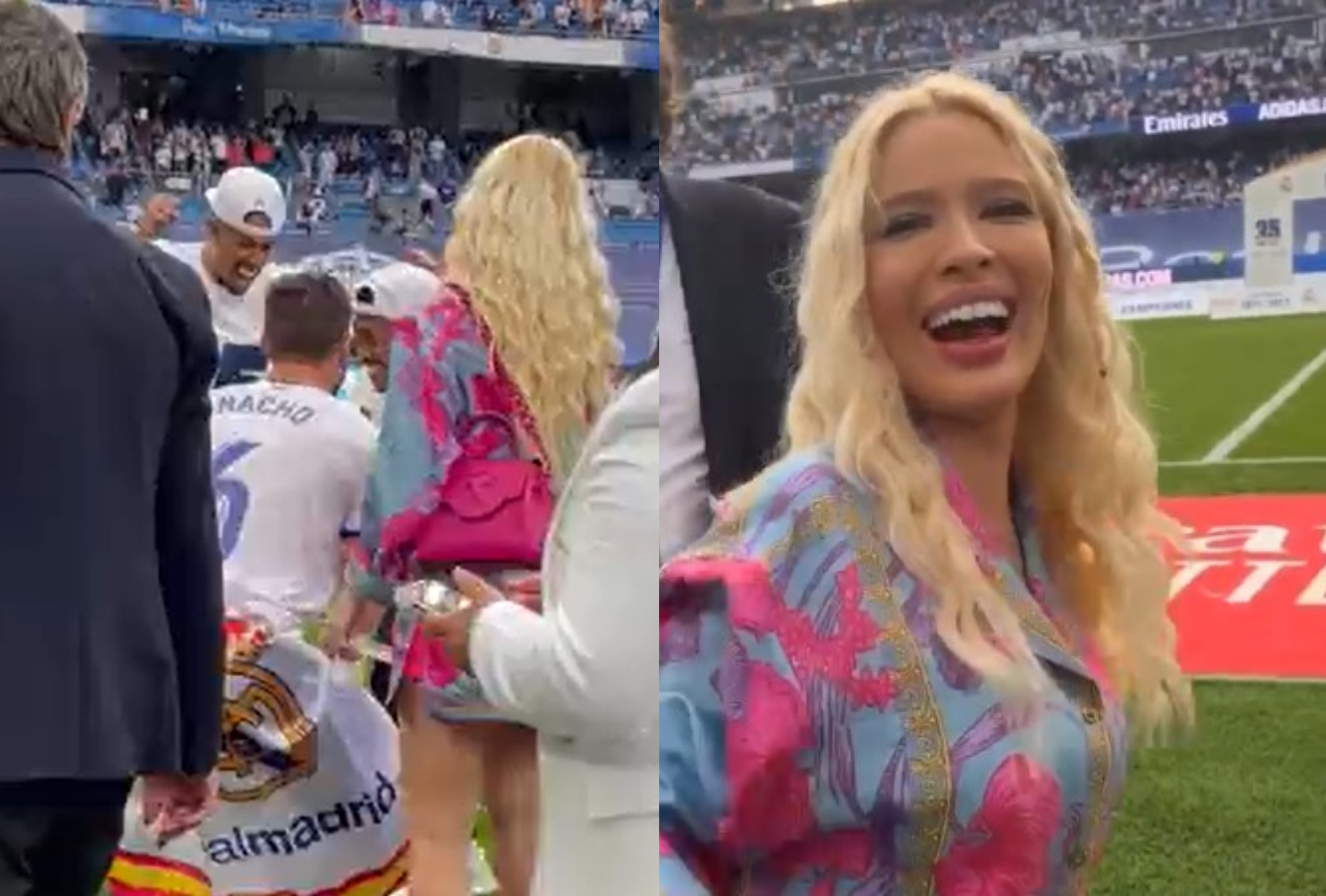ZANOSNA PLAVUŠA OSTAVILA BEZ DAHA! Ko je djevojka koja je privukla veliku pažnju tokom proslave Realove titule (FOTO/VIDEO)