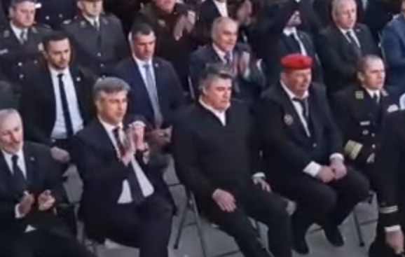 SVI U GLAS! Milanović i Plenković pjevali Thompsonovu pjesmu "Herceg-Bosno, srce ponosno" (VIDEO)