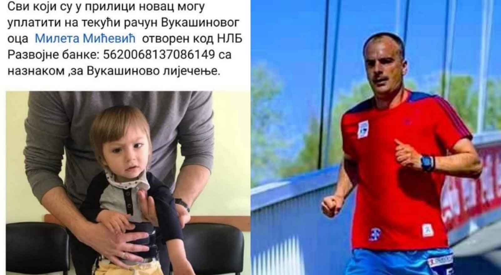 SVAKA ČAST! Akcija za malog Vukašina: Ultramaratonac trči do Ostroga