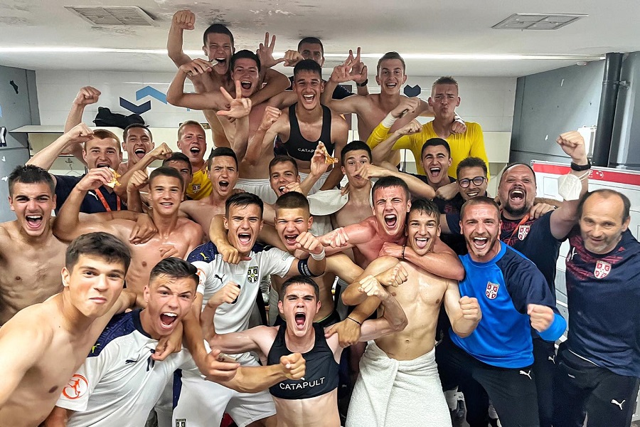 SAVLADALI DANSKU Mladi fudbaleri Srbije u polufinalu Evropskog prvenstva