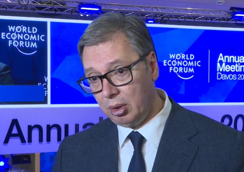 VUČIĆ IZ DAVOSA "Odnosi Srbije, Albanije i Severne Makedonije nikada nisu bili bolji"