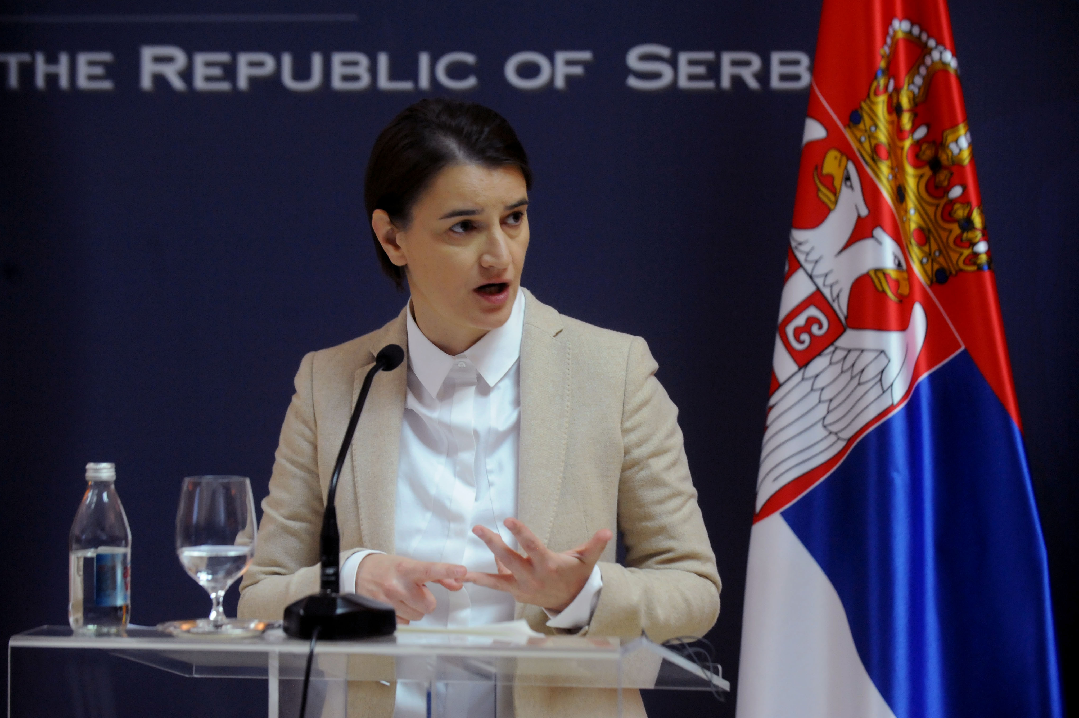 BRNABIĆEVA JASNO PODVUKLA: "ZSO uslov svih uslova za nastavak razgovora sa Prištinom"