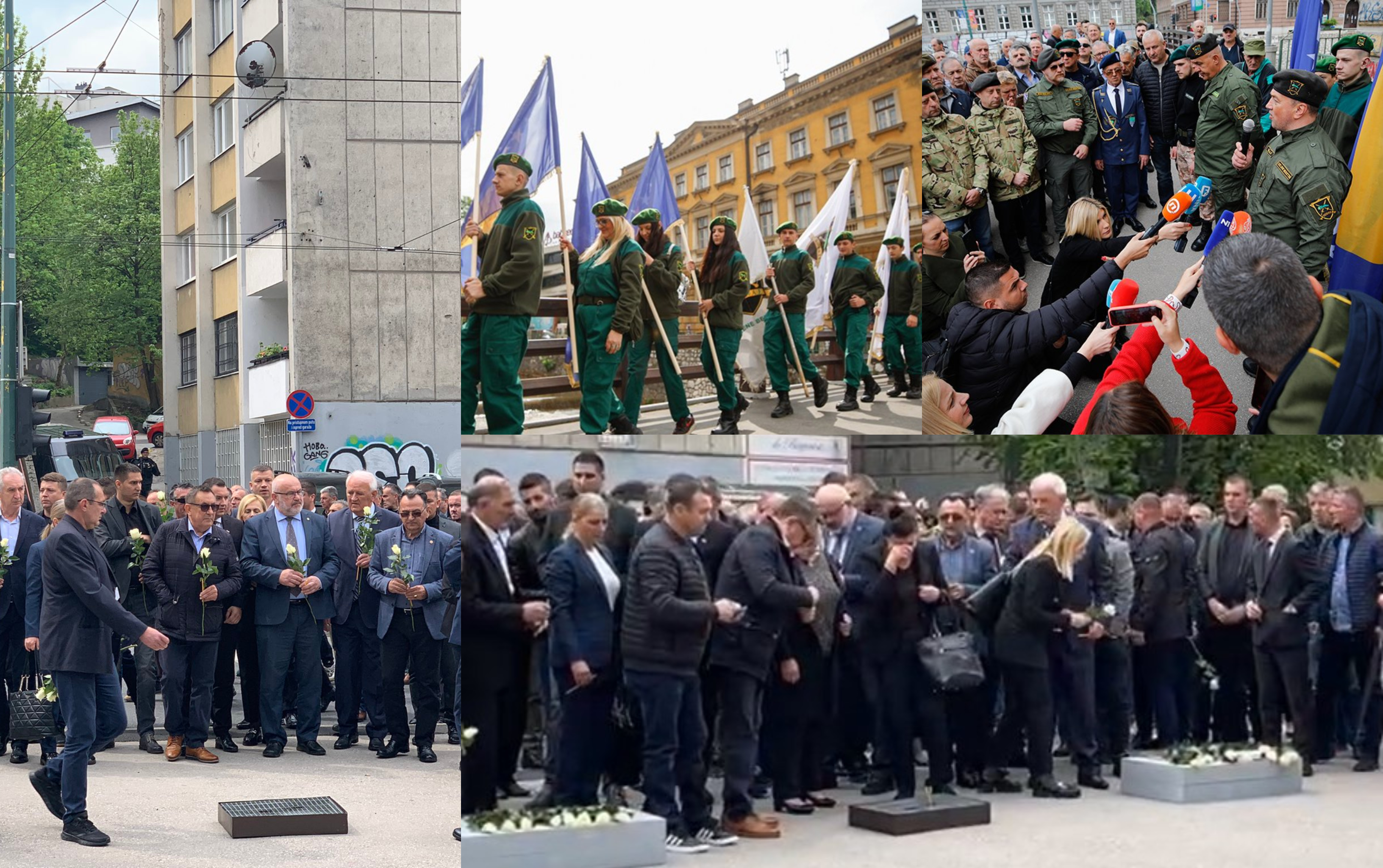 SRPSKE MAJKE OPLAKIVALE DJECU, ZELENE BERETKE SLALE RATNOHUŠKAČKE PORUKE! Obilježeno 30 godina od mučkih ubistava u Dobrovoljačkoj ulici (FOTO/VIDEO)